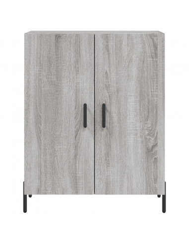 Credenza Grigio Sonoma 69,5x34x180 cm in Legno Multistrato