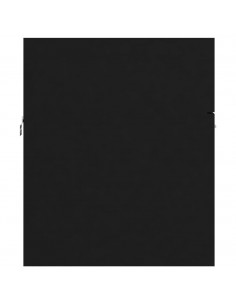 Mobile da Bagno con Lavabo Integrato Nero in Truciolato 2