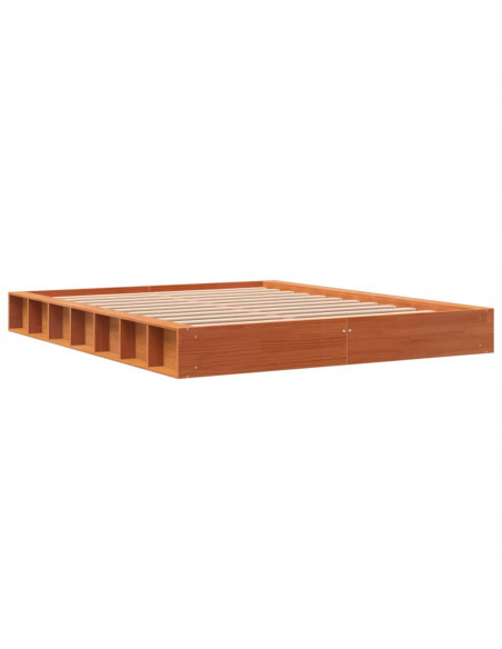 Giroletto Marrone Cera 150x200 cm in Legno Massello di Pino