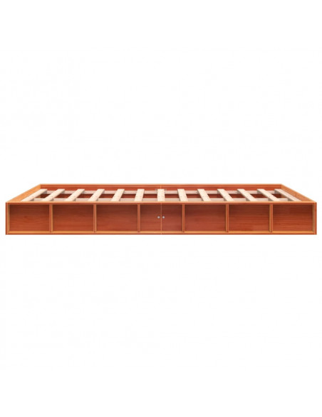 Giroletto Marrone Cera 150x200 cm in Legno Massello di Pino