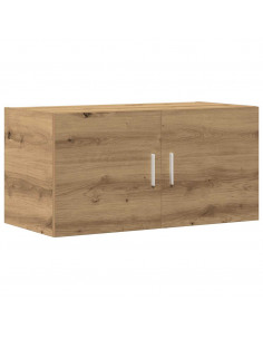 Armadietto a Muro Rovere Artigianale 80x39x40 cm in Truciolato 2