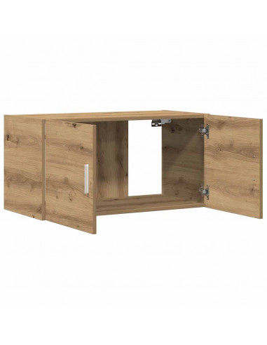 Armadietto a Muro Rovere Artigianale 80x39x40 cm in Truciolato
