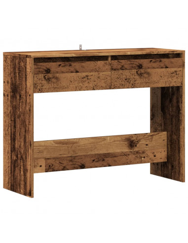 Tavolino Consolle Legno Vecchio 100x35x76,5 cm in Truciolato