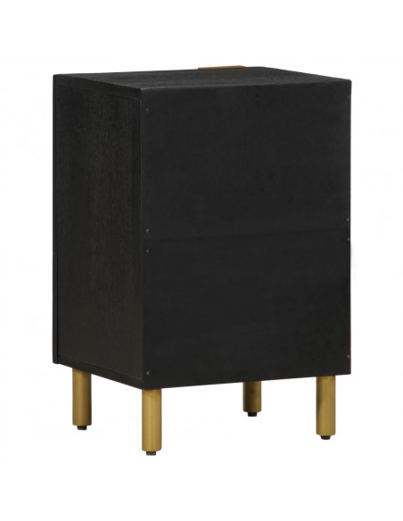 Mobile da Bagno Nero 38x33x58 cm in Legno Multistrato