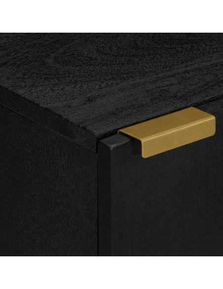 Mobile da Bagno Nero 38x33x58 cm in Legno Multistrato