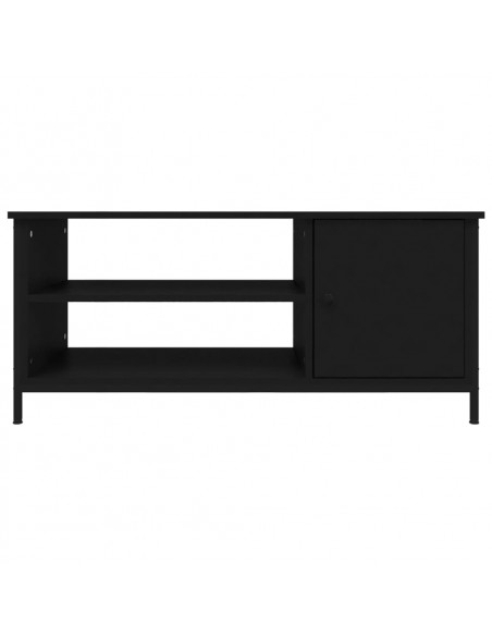 Mobile Porta TV Nero 100x40x45 cm in Legno Multistrato