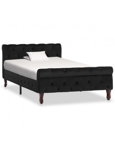 Giroletto Nero in Velluto 100x200 cm