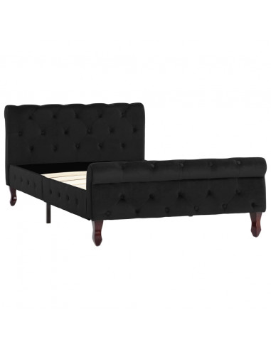 Giroletto Nero in Velluto 100x200 cm