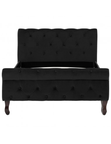 Giroletto Nero in Velluto 100x200 cm