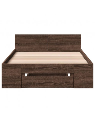 Giroletto Cassetto Rovere Marrone 75x190 cm Legno Multistrato