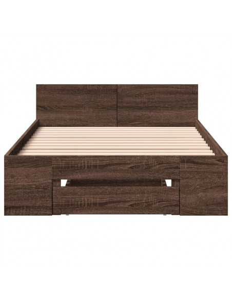 Giroletto Cassetto Rovere Marrone 75x190 cm Legno Multistrato