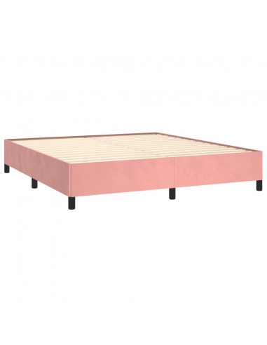 Giroletto Rosa 180x200 cm in Velluto