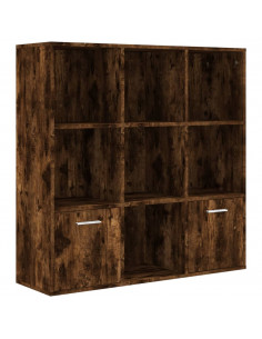 Libreria Rovere Fumo 98x30x98 cm 2