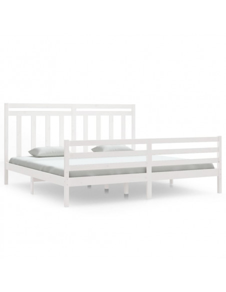 Giroletto Bianco in Legno Massello 200x200 cm