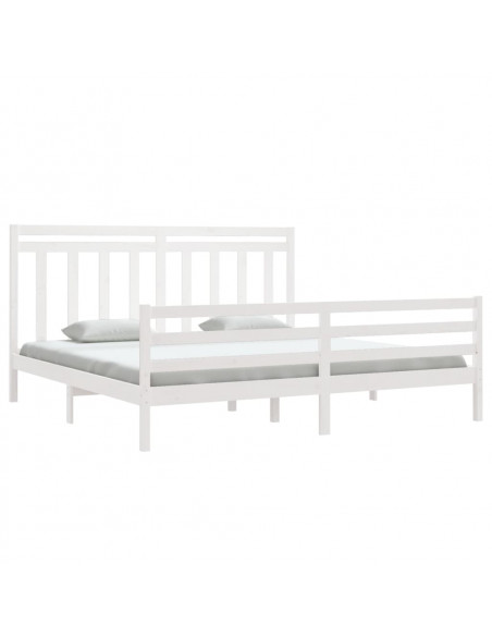 Giroletto Bianco in Legno Massello 200x200 cm