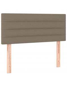 Testiera Tortora 100x5x78/88 cm in Tessuto 2