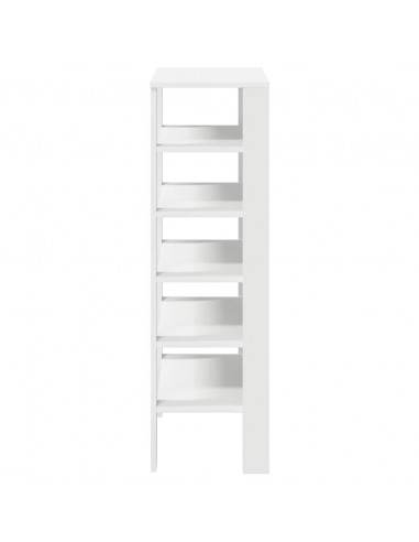 Scarpiera Bianca 61x32x105 cm in Truciolato