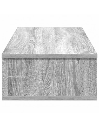 Scaffale a Parete con Cassetti Grigio 80x31x17 cm in Truciolato