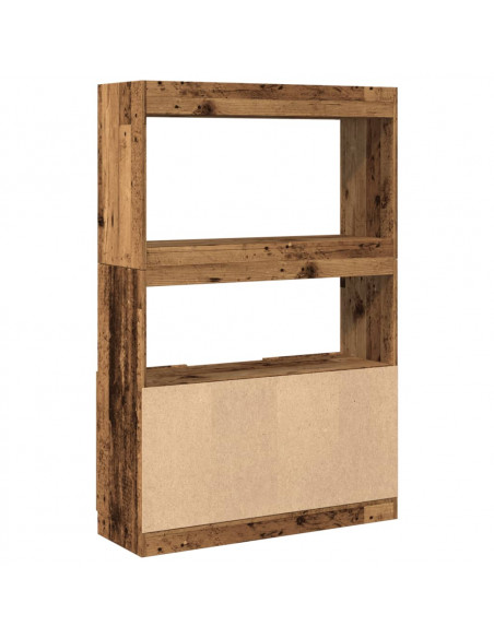 Credenza Legno Antico 92x33x140 cm in Legno Multistrato