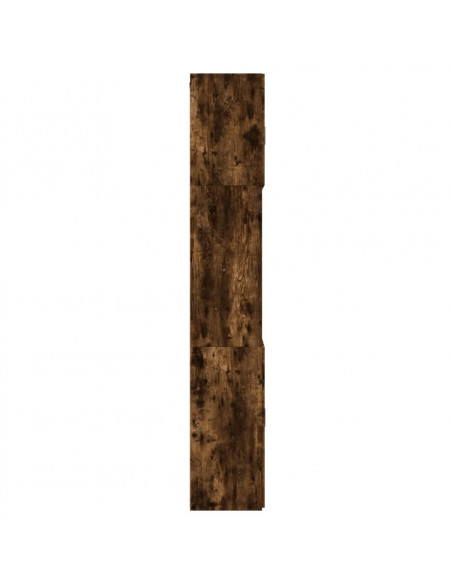 Credenza Rovere Fumo 80x42,5x249 cm in Legno Multistrato