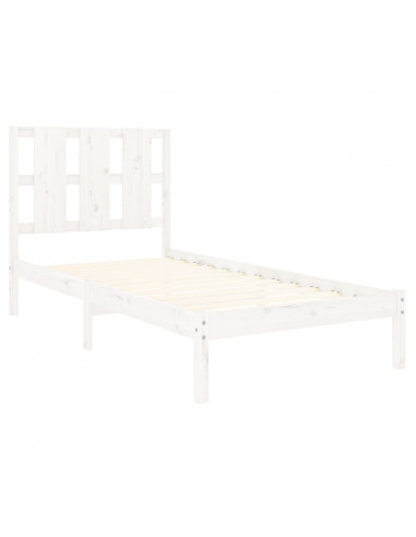 Giroletto Bianco in Legno Massello di Pino 100x200 cm