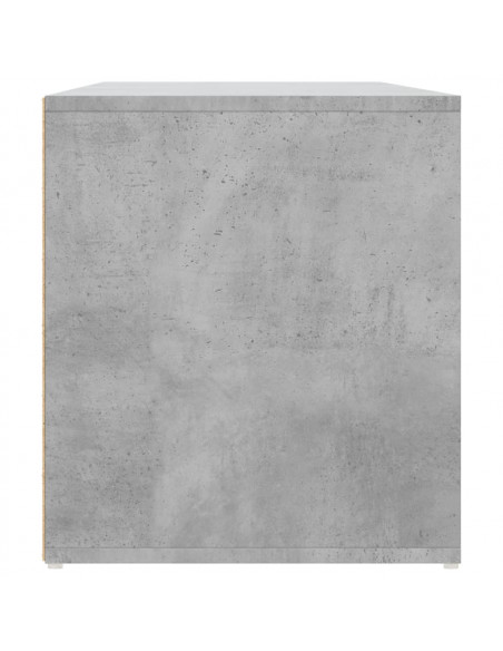 Mobile Angolare Grigio Cemento 160x40x45 cm in Truciolato