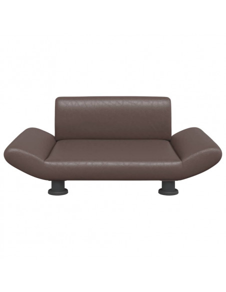Lettino per Cani Marrone 70x45x28 cm in Similpelle