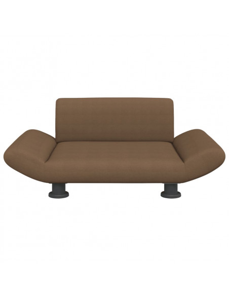 Lettino per Cani Marrone 70x45x28 cm in Tessuto