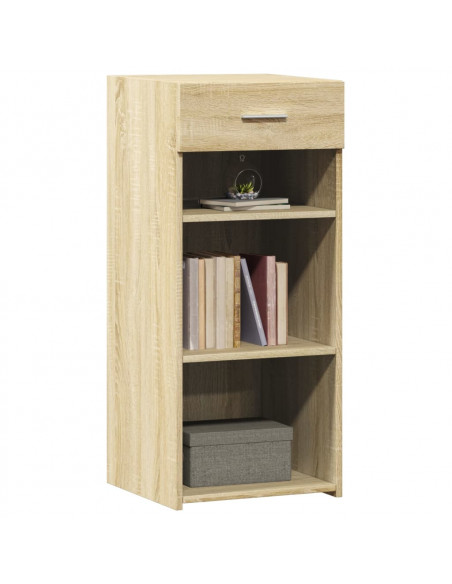 Credenza Rovere Sonoma 40x42,5x93 cm in Legno Multistrato