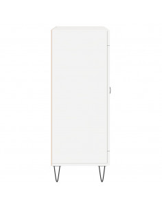 Credenza Bianca 69,5x34x90 cm in Legno Multistrato 2