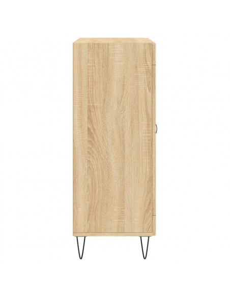 Credenza Rovere Sonoma 69,5x34x90 cm in Legno Multistrato