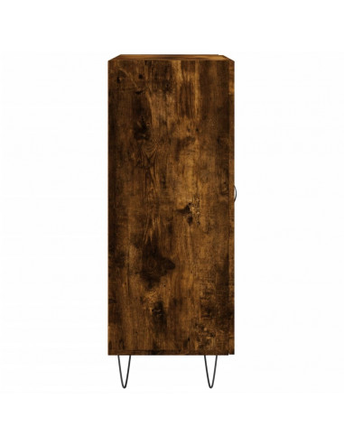 Credenza Rovere Fumo 69,5x34x90 cm in Legno Multistrato