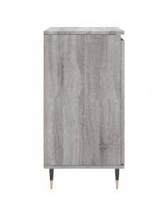 Credenza Grigio Sonoma 60x35x70 cm in Legno Multistrato 2