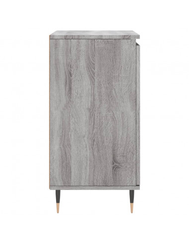 Credenza Grigio Sonoma 60x35x70 cm in Legno Multistrato