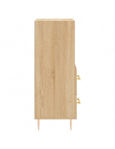 Credenza Rovere Sonoma 34,5x34x90 cm in Legno Multistrato
