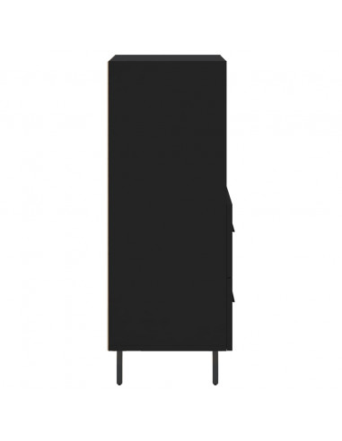 Credenza Nero 34,5x34x90 cm in Legno Multistrato
