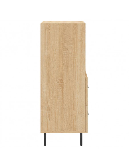 Credenza Rovere Sonoma 34,5x34x90 cm in Legno Multistrato