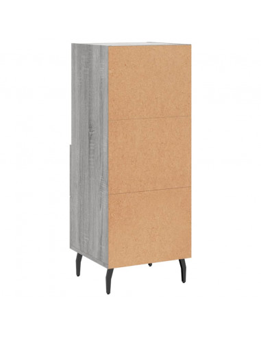 Credenza Grigio Sonoma 34,5x34x90 cm in Legno Multistrato