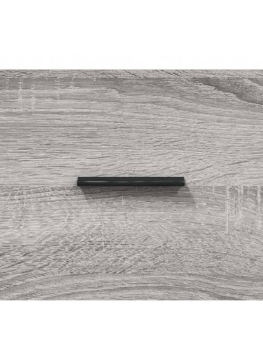Credenza Grigio Sonoma 34,5x34x90 cm in Legno Multistrato