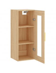 Mobile a Parete Rovere Sonoma 34,5x34x90 cm 2