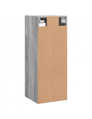 Mobile a Parete Grigio Sonoma 34,5x34x90 cm