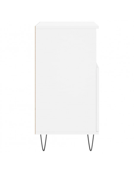 Credenza Bianca 60x35x70 cm in Legno Multistrato