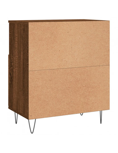 Credenza Rovere Marrone 60x35x70 cm in Legno Multistrato