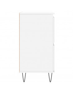 Credenza Bianca 60x35x70 cm in Legno Multistrato 2