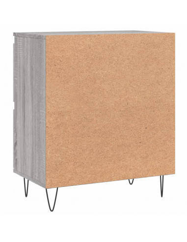 Credenza Grigio Sonoma 60x35x70 cm in Legno Multistrato