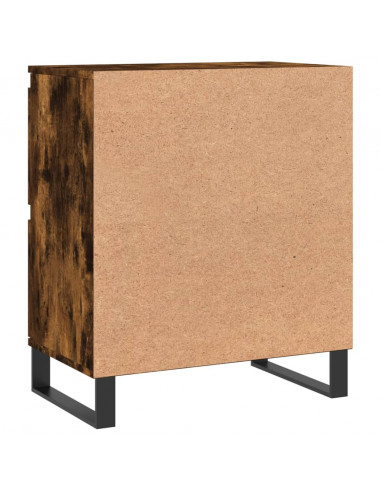 Credenza Rovere Fumo 60x35x70 cm in Legno Multistrato