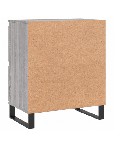 Credenza Grigio Sonoma 60x35x70 cm in Legno Multistrato