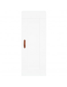 Credenza Bianca 34,5x34x180 cm in Legno Multistrato 2