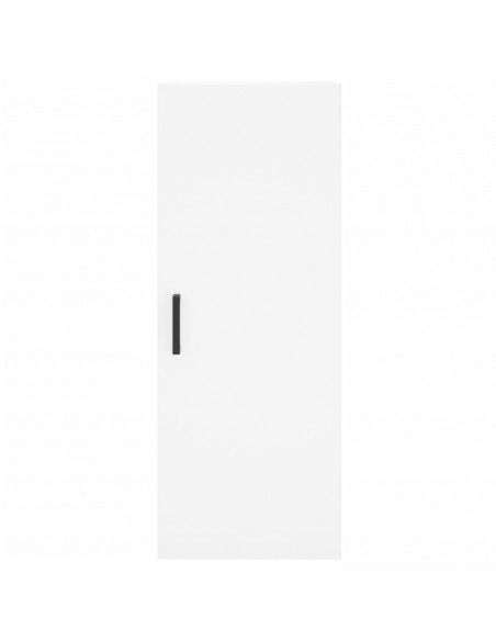 Credenza Bianca 34,5x34x180 cm in Legno Multistrato
