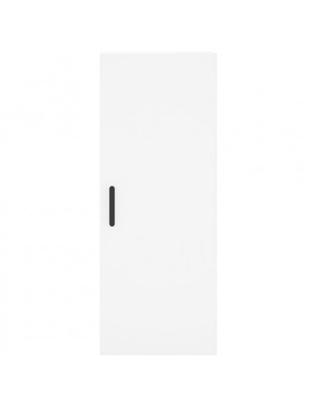 Credenza Bianca 34,5x34x180 cm in Legno Multistrato